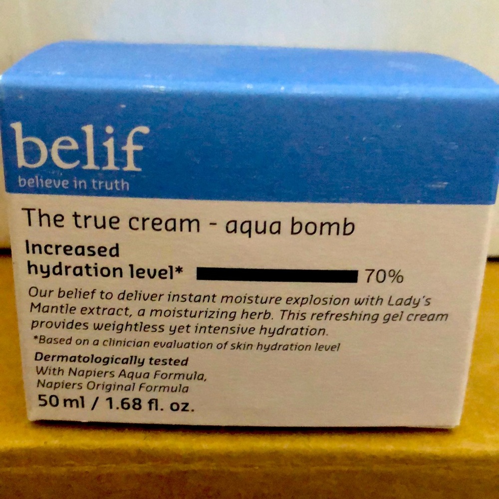 BELIF the true cream aqua bomb.
